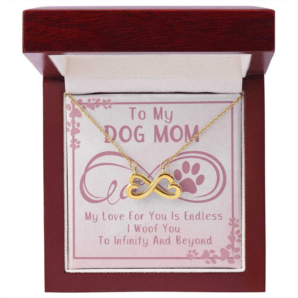 TO MY DOG MOM INIFINITY NECKLACE