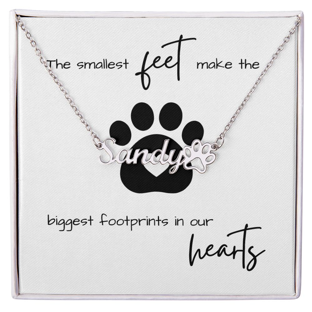 THE SMALLEST FEET DOG MOM NECKLACE
