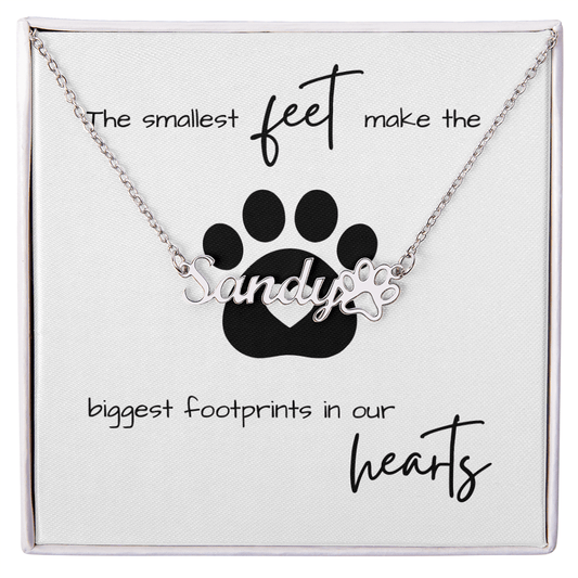 THE SMALLEST FEET DOG MOM NECKLACE