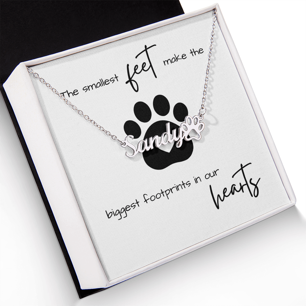 THE SMALLEST FEET DOG MOM NECKLACE