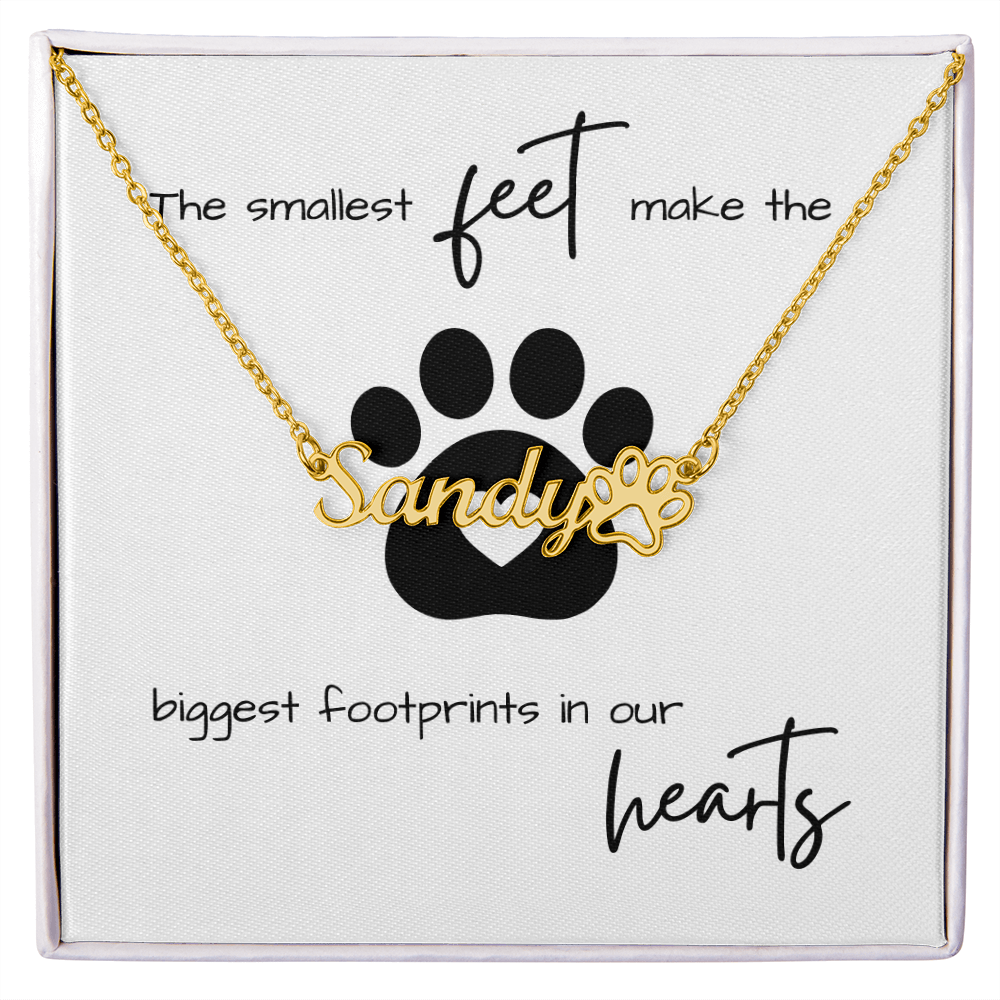 THE SMALLEST FEET DOG MOM NECKLACE