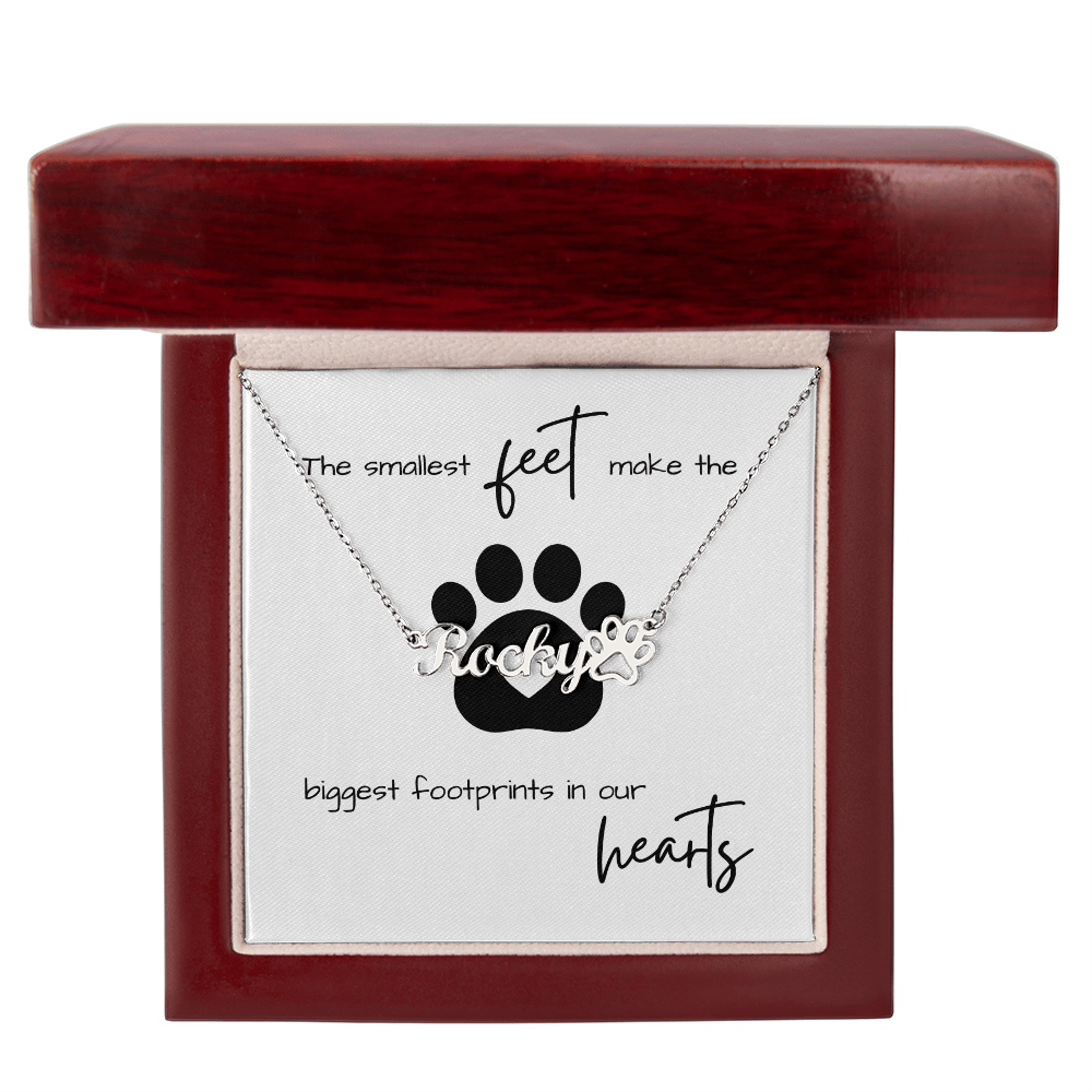 THE SMALLEST FEET DOG MOM NECKLACE