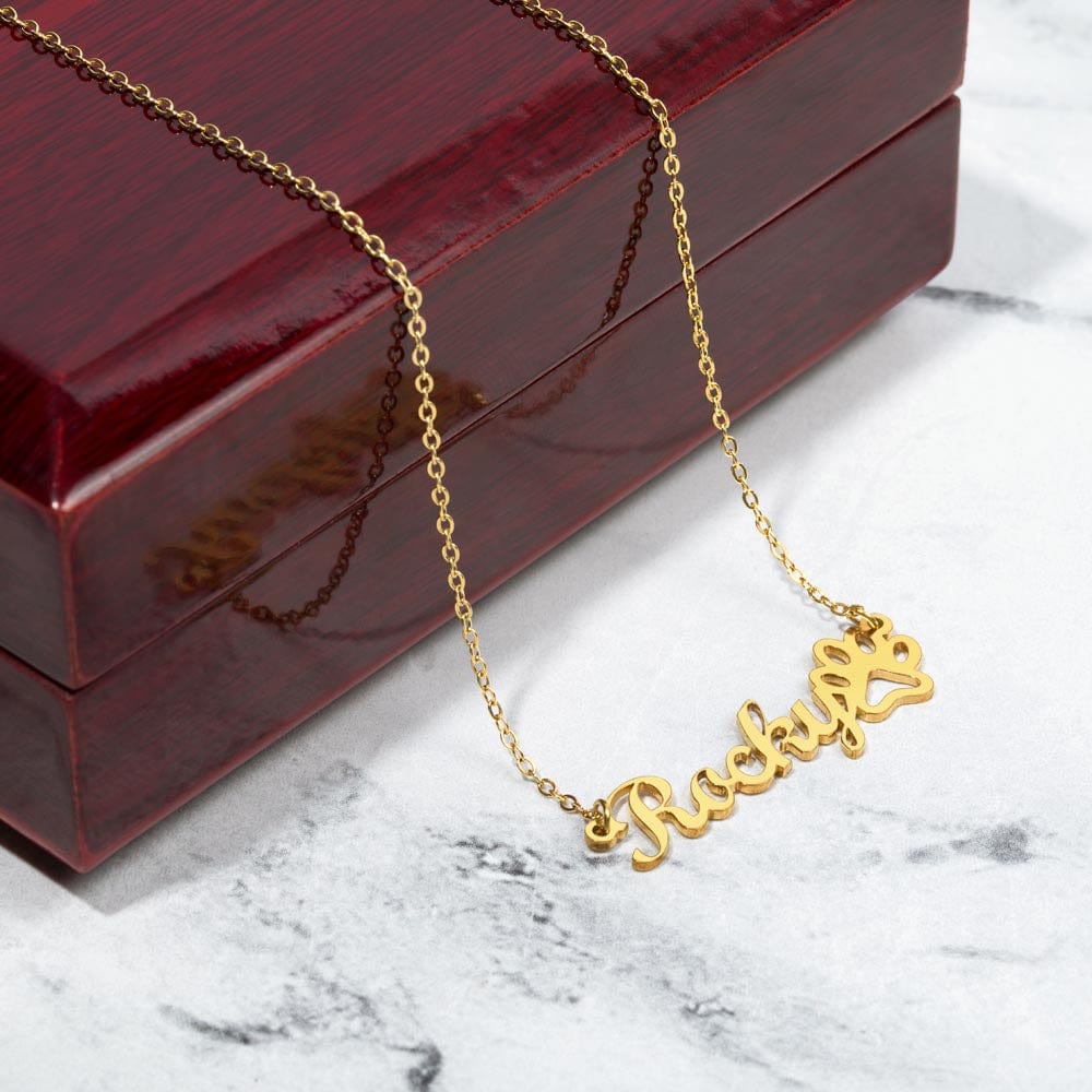THE SMALLEST FEET DOG MOM NECKLACE