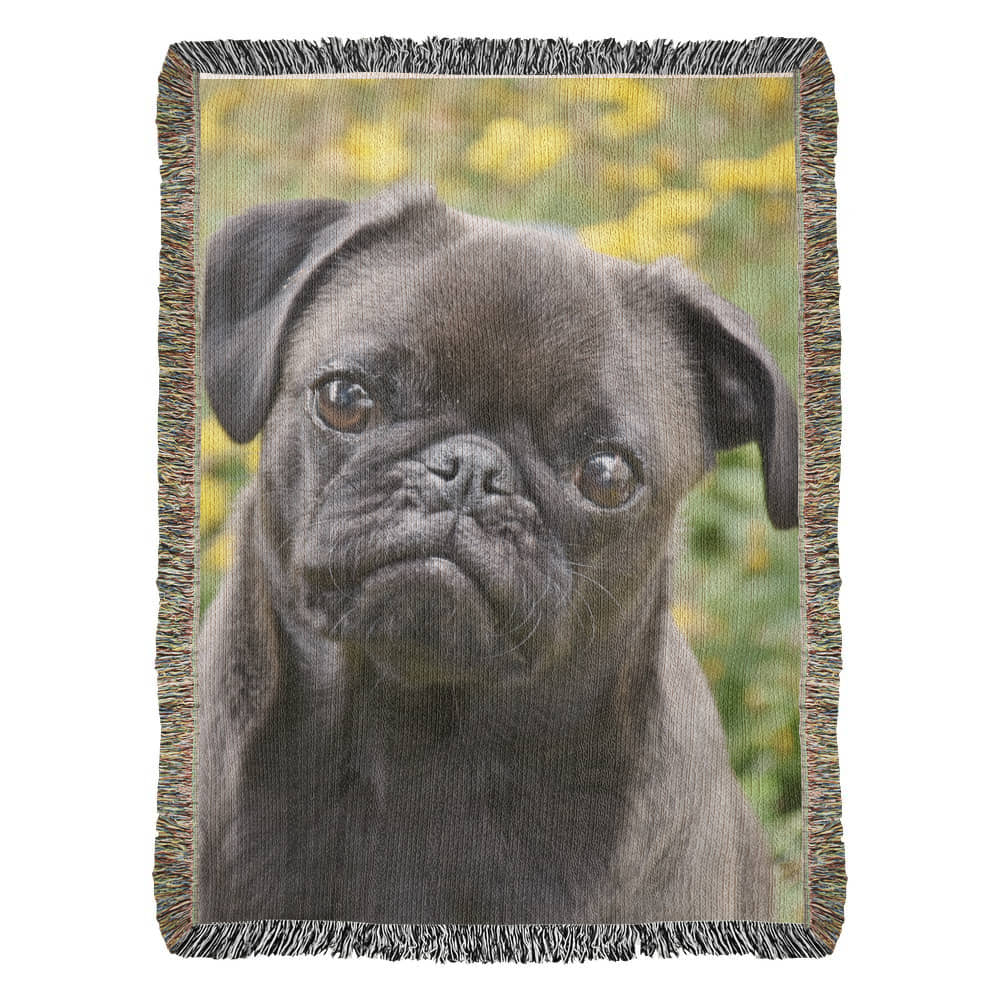 CUSTOM PET PHOTO WOVEN BLANKET