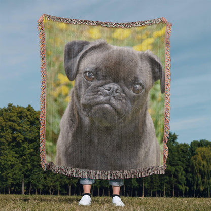 CUSTOM PET PHOTO WOVEN BLANKET