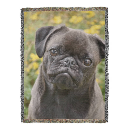 CUSTOM PET PHOTO WOVEN BLANKET