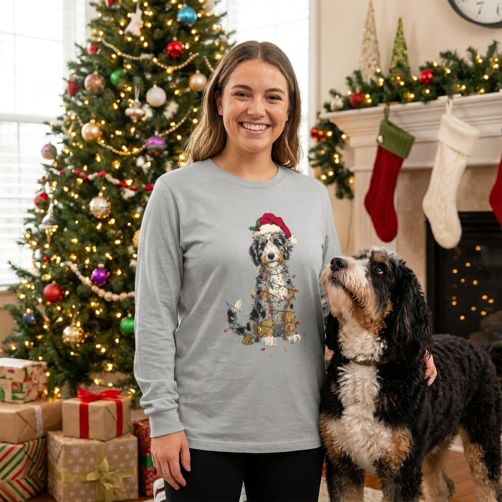 Aussidoodle Holiday Long Sleeve T-Shirt in by Puppy Jo