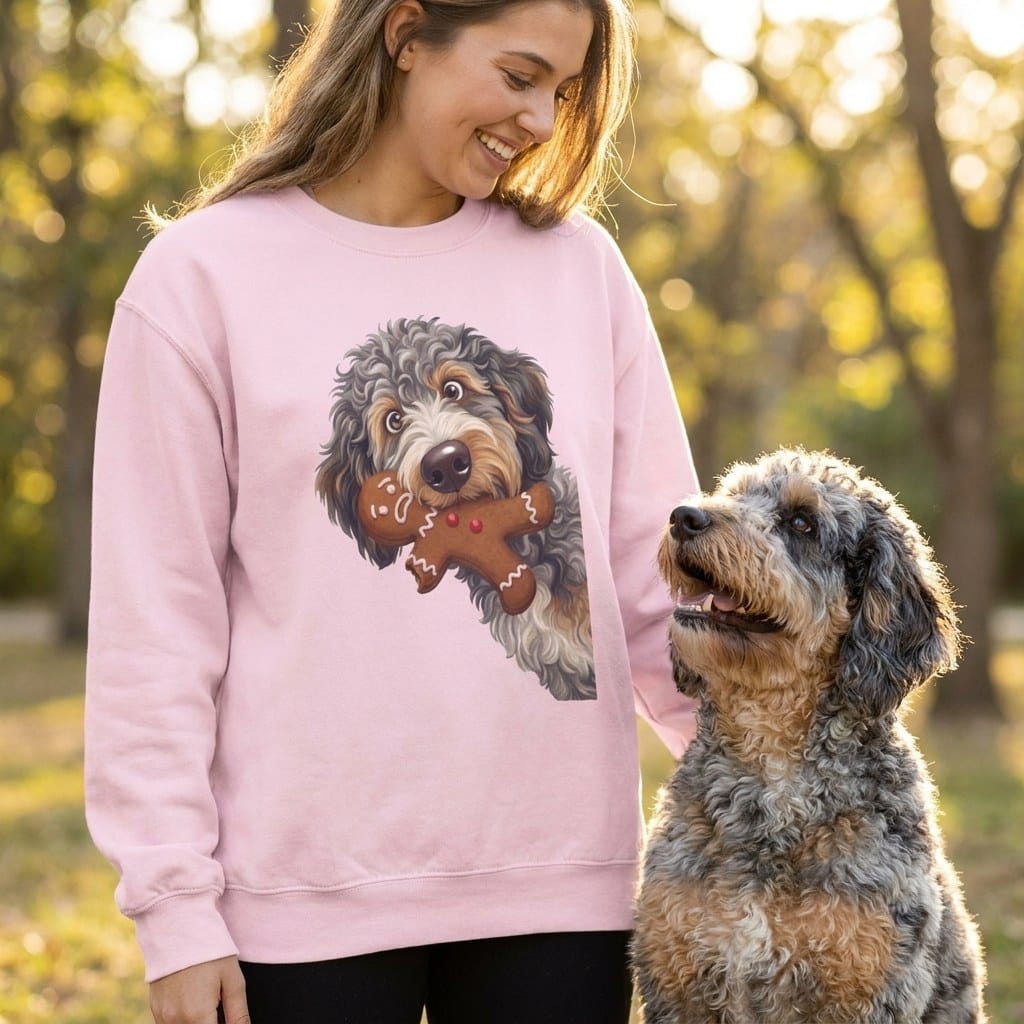 Aussiedoodle Cookie Thief Sweatshirt in by Puppy Jo