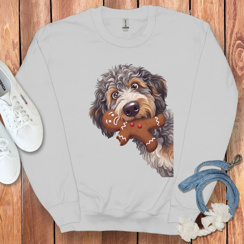 Aussiedoodle Cookie Thief Sweatshirt in S / Sport Grey by Puppy Jo