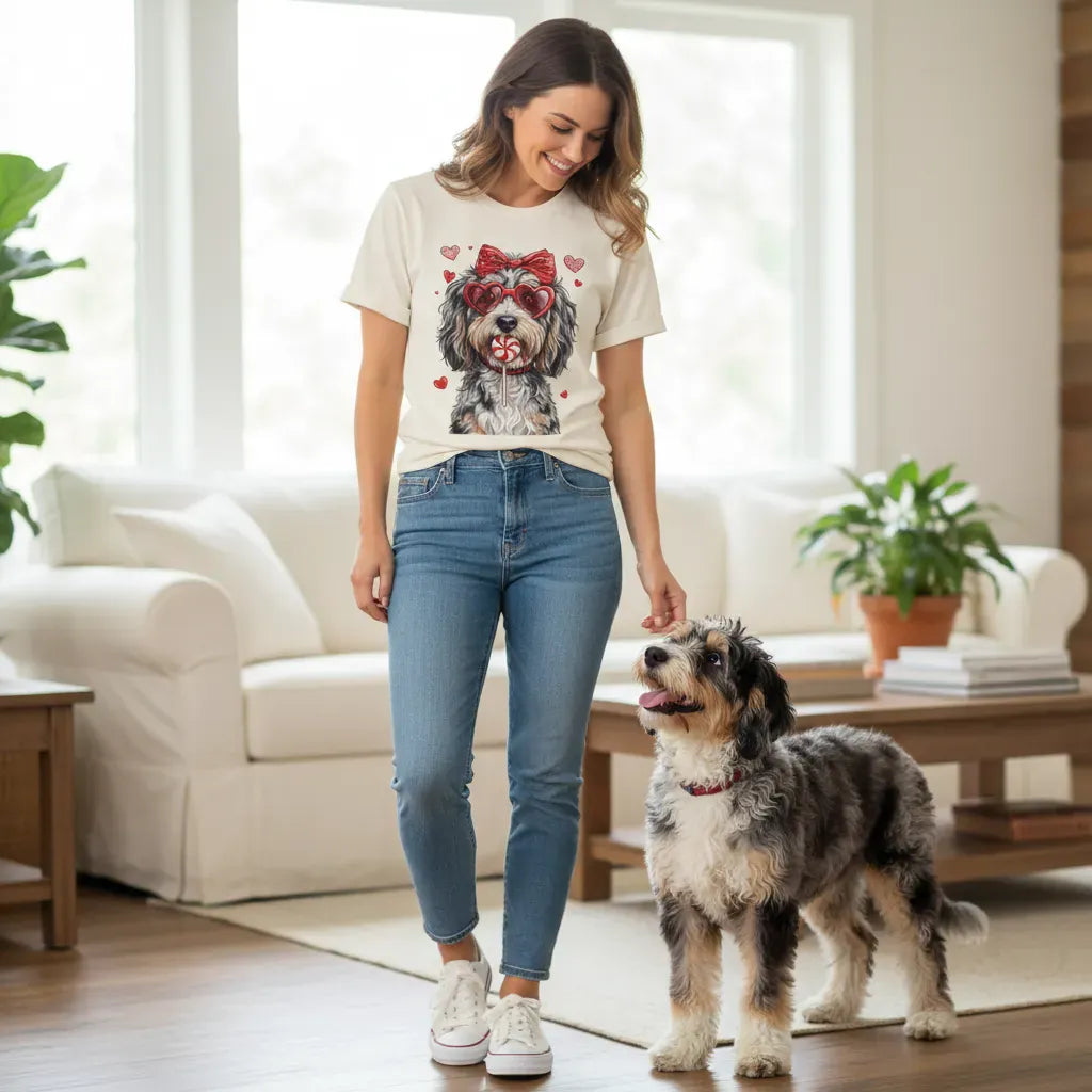 Aussiedoodle Coquette T-Shirt in by Puppy Jo
