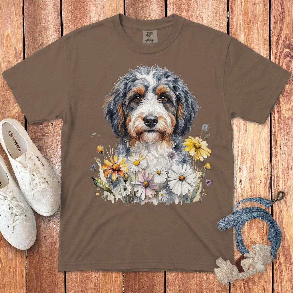 Aussiedoodle Daisy Signature T-Shirt in Espresso / S by Puppy Jo