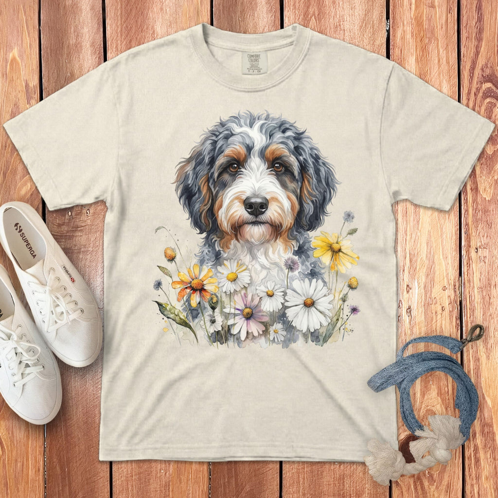 Aussiedoodle Daisy Signature T-Shirt in Ivory / S by Puppy Jo