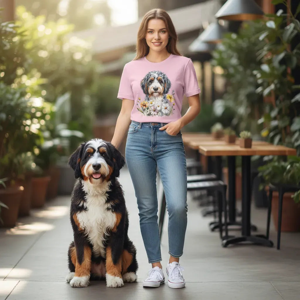 Aussiedoodle Daisy Signature T-Shirt in by Puppy Jo