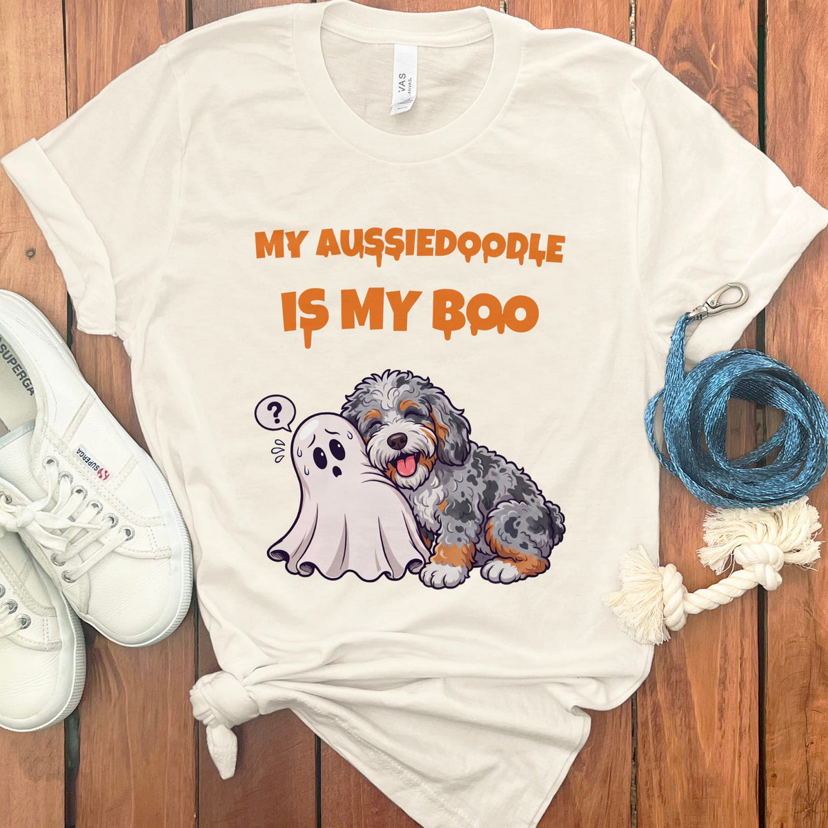 Aussiedoodle My Boo T-Shirt in Natural / S by Puppy Jo
