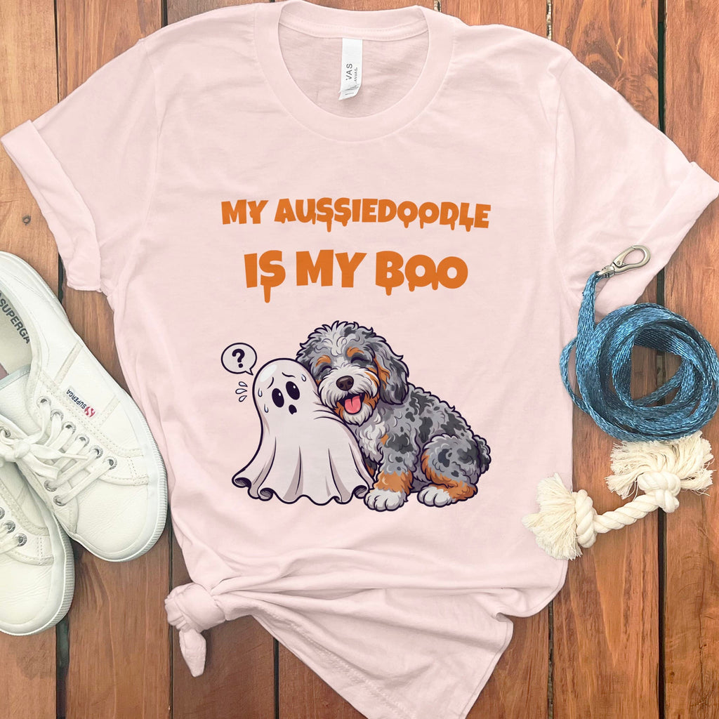 Aussiedoodle My Boo T-Shirt in Soft Pink / S by Puppy Jo