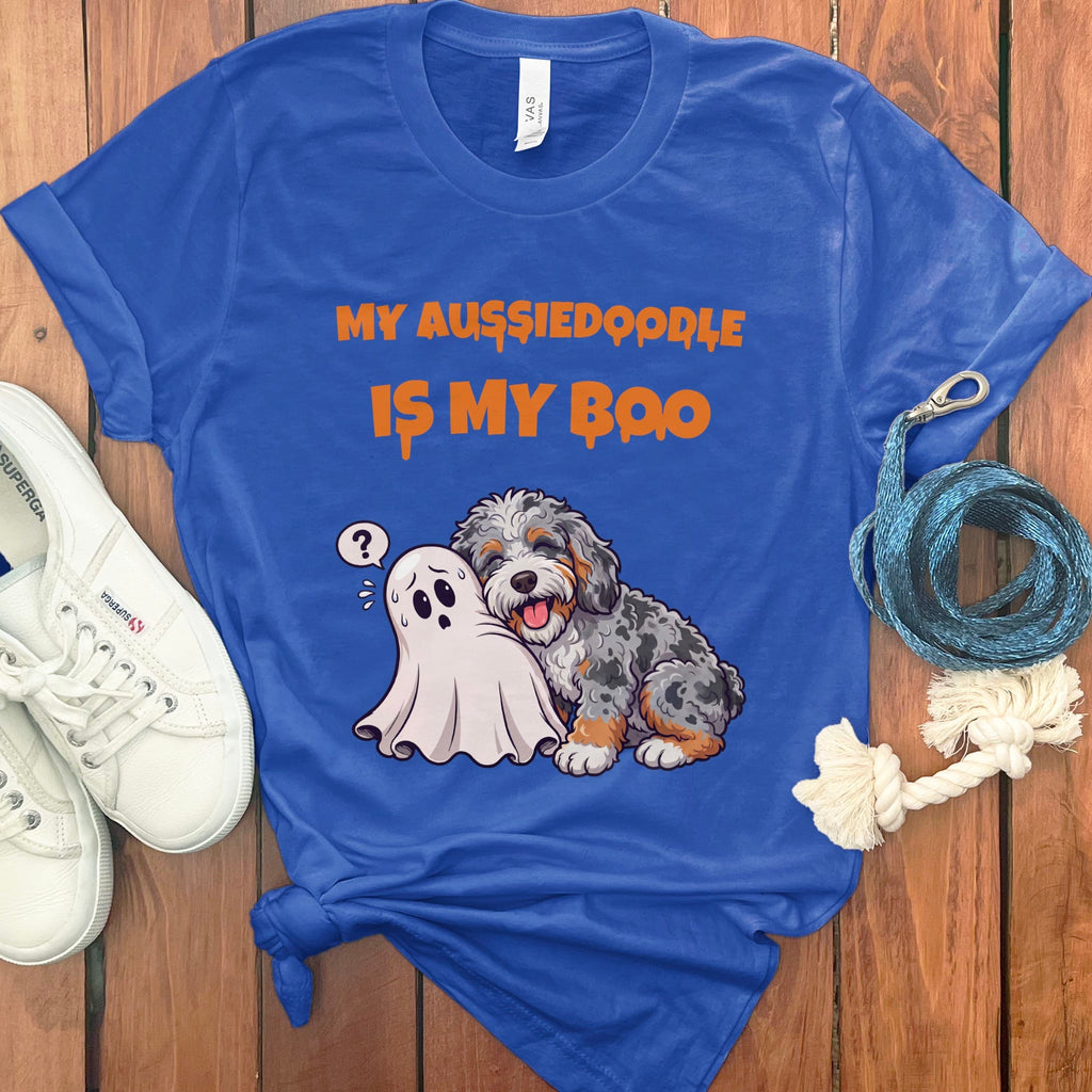 Aussiedoodle My Boo T-Shirt in True Royal / S by Puppy Jo
