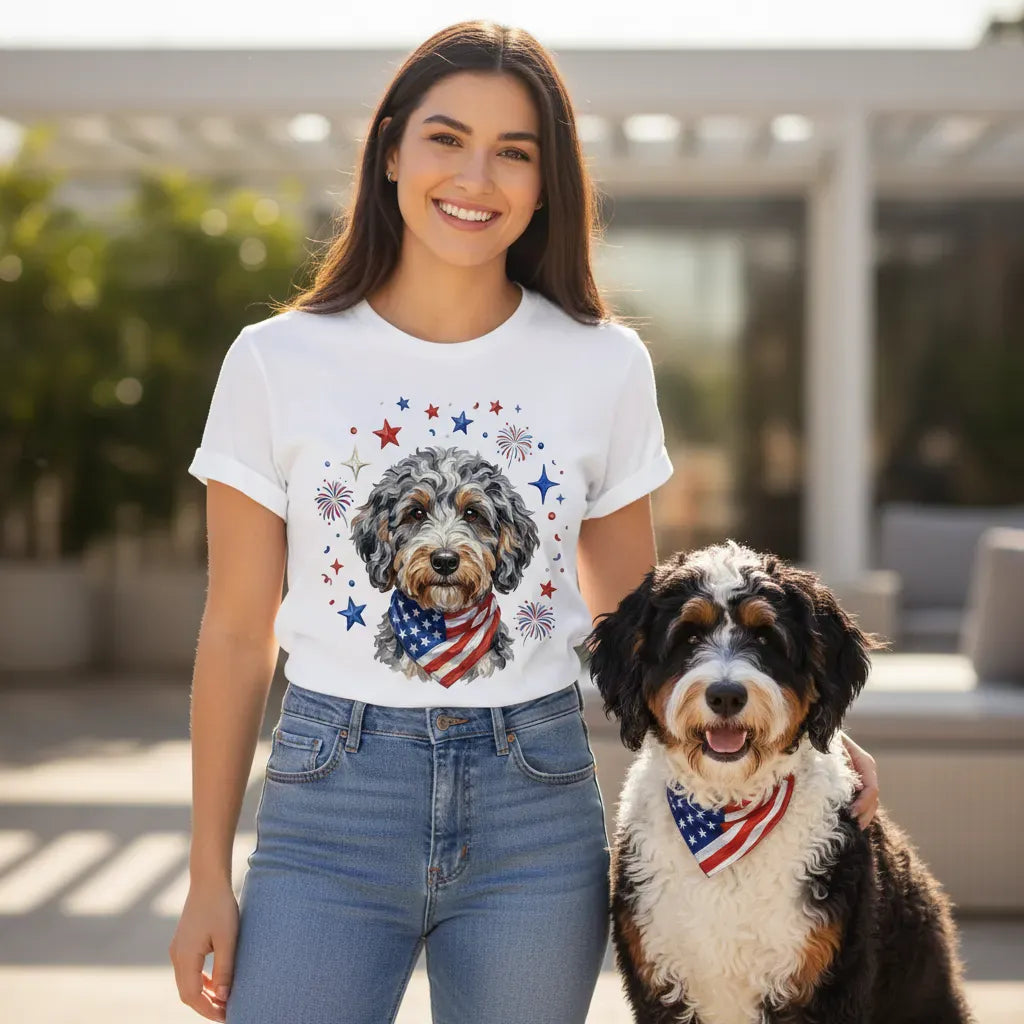Aussiedoodle Spirit T-Shirt in by Puppy Jo