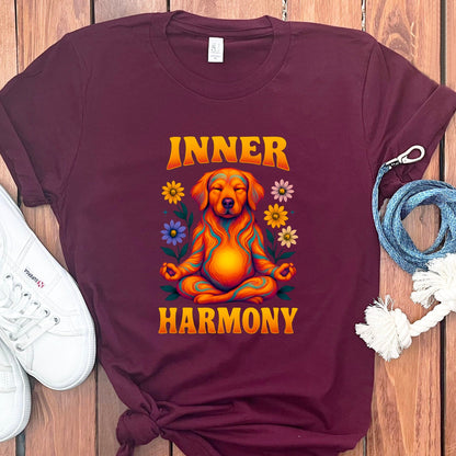 Inner Harmony Dog Graphic Tee Perfect for Yoga Product