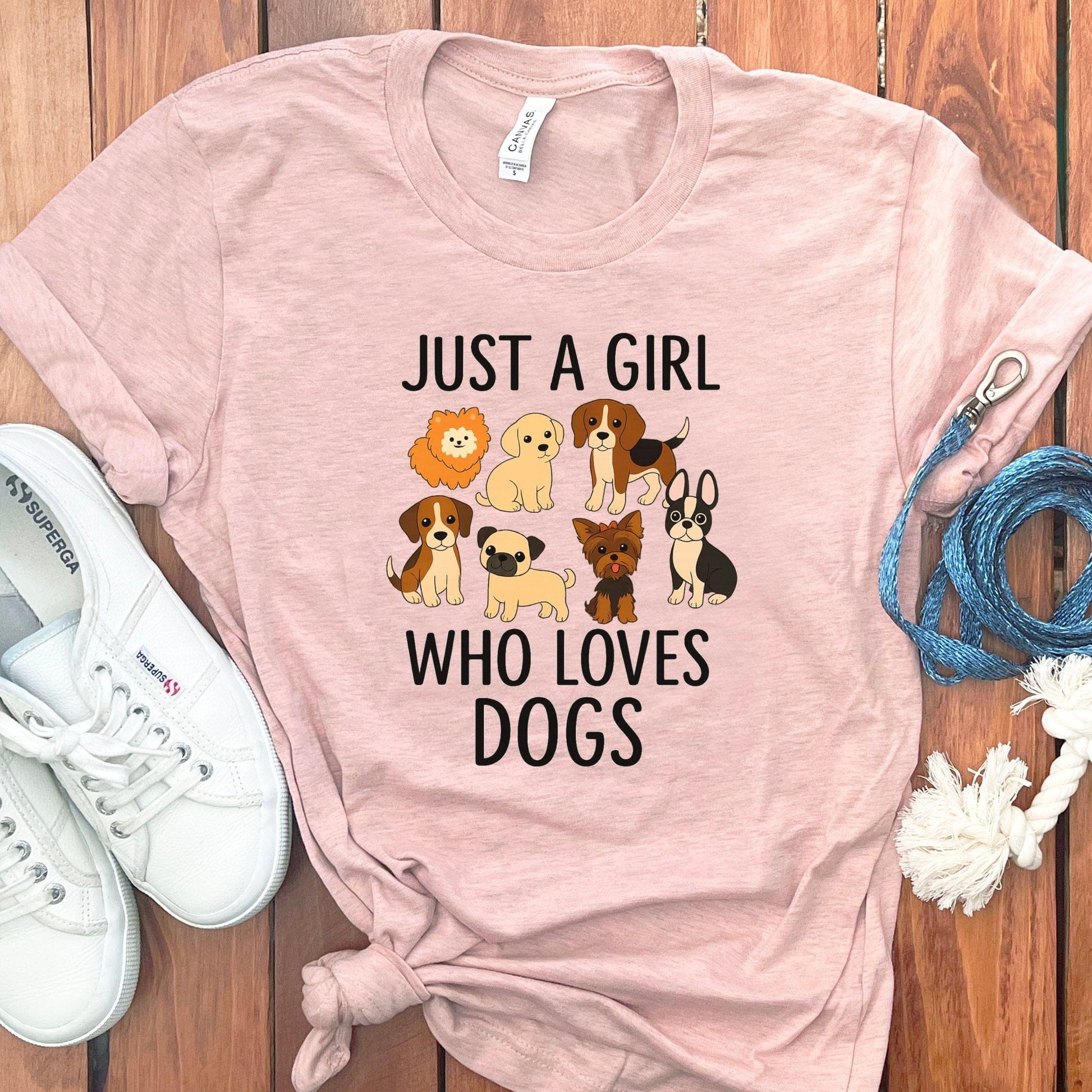 Just A Girl Who Loves Dogs Graphic T-Shirt product