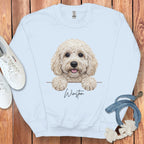 Adorable Dog Graphic Sweatshirt With Cute Puppy Design