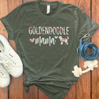 Goldendoodle Mama Graphic T-Shirt Perfect for Dog Lovers