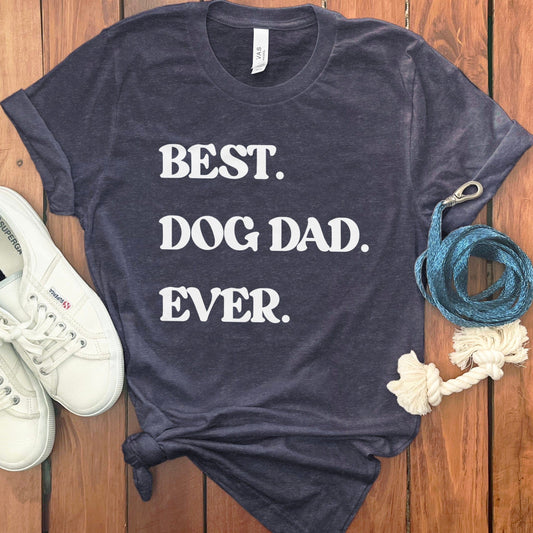 Best Dog Dad Ever Graphic T-shirt product