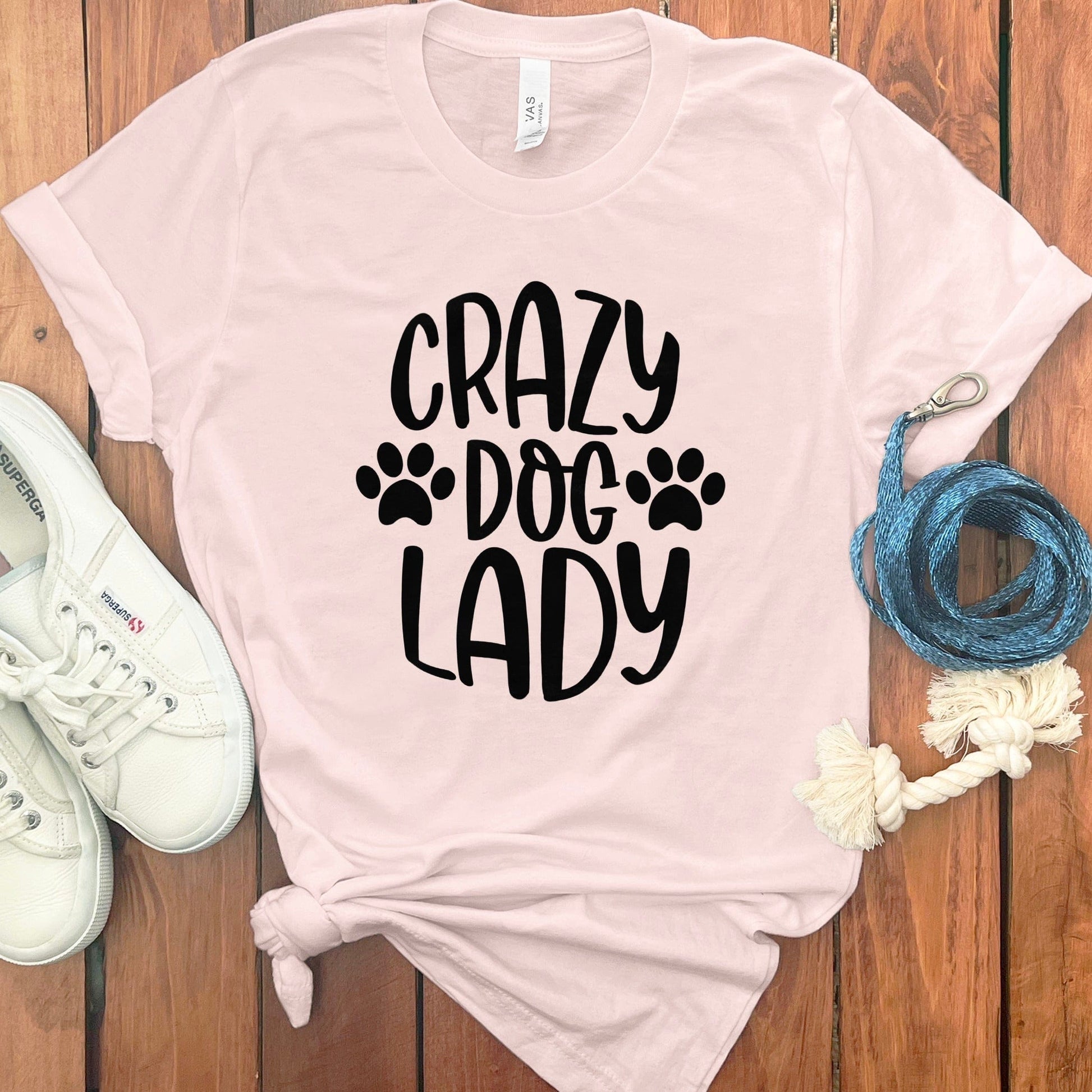 Crazy Dog Lady Graphic Tee Shirt product type