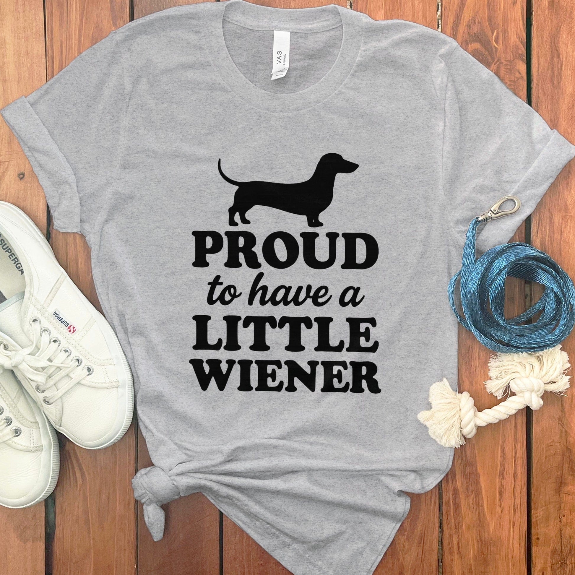 Proud to Have a Little Wiener Funny Shirt product