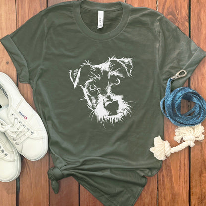 Graphic Tee with Artistic Dog Print product type