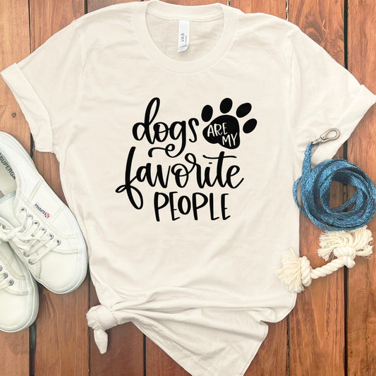 Dogs Are My Favorite People T-shirt product