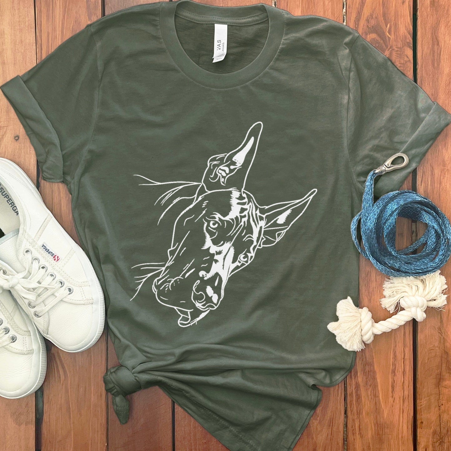 Dog Face Design T-Shirt ideal for Pet Lovers product type