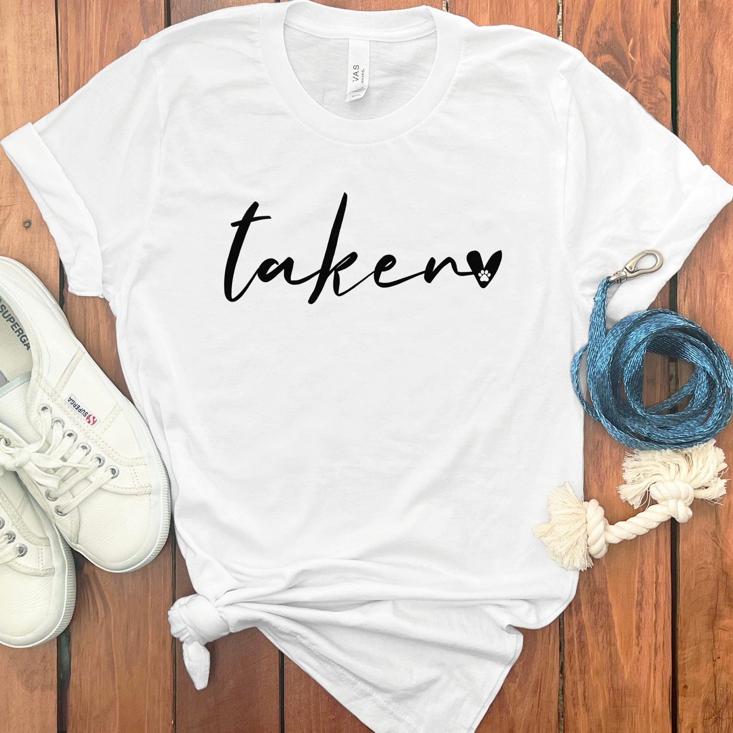 Taken Heart Paw Print Graphic Tee Shirt product