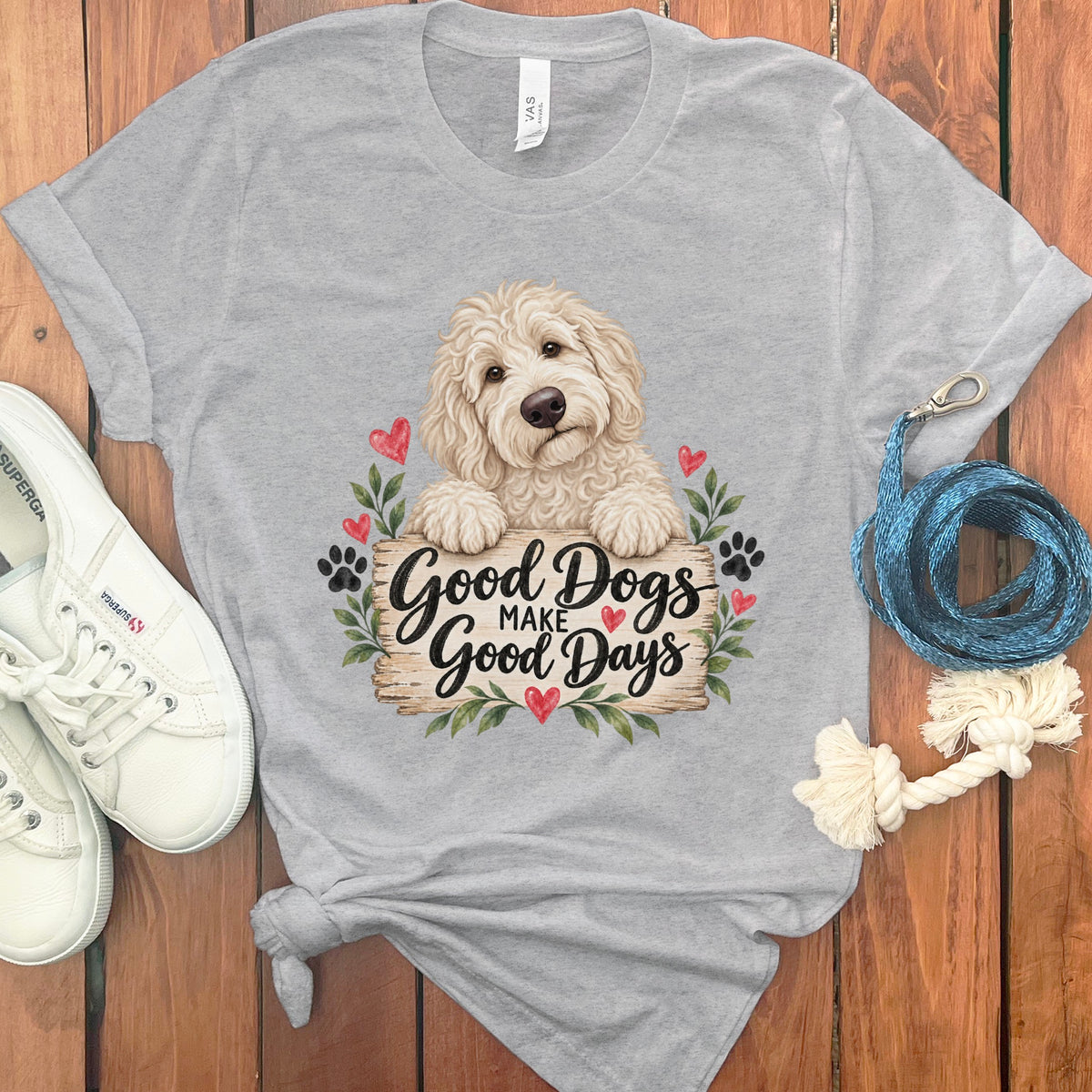 Cream Goldendoodle Good Days T-Shirt