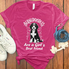 Bernedoodles Are a Girl's Best Friend t-shirt