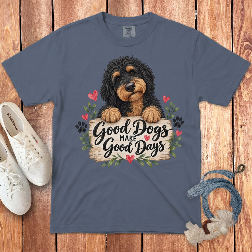 Phantom Goldendoodle Good Days Signature T-Shirt