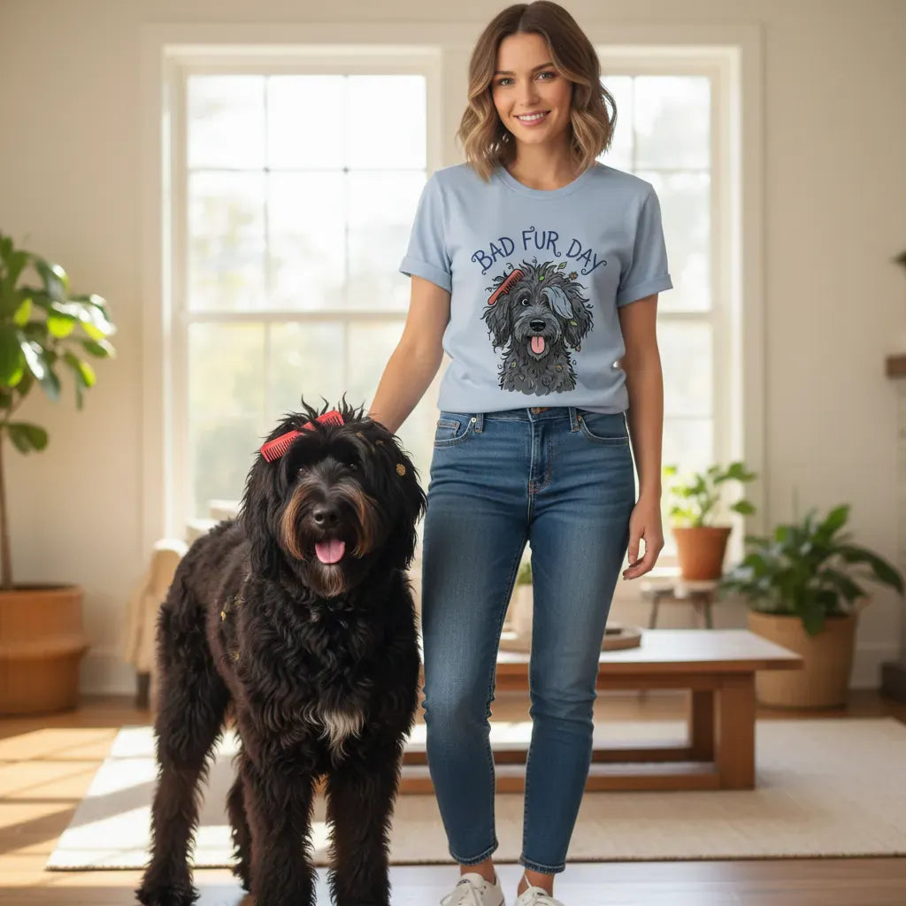 Bad Fur Day T-Shirt in by Puppy Jo