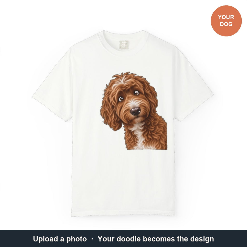 Custom doodle t-shirt made from your own photo