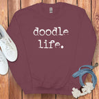 Casual Fashionable Doodle Life Sweatshirt Product