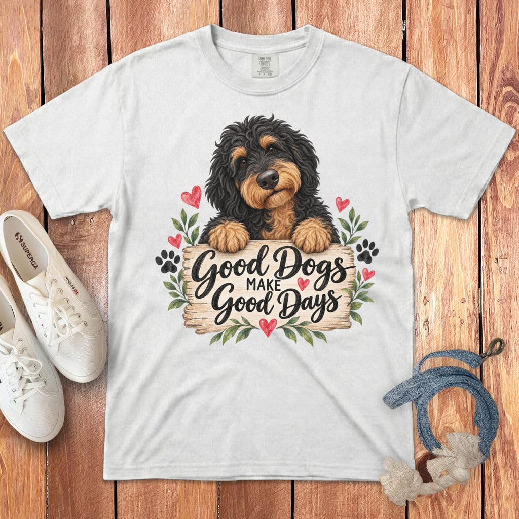 Phantom Goldendoodle Good Days Signature T-Shirt