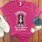 Bernedoodles Are a Girl's Best Friend T-Shirt
