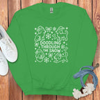 Doodling Through The Snow Festive Dog Sweatshirt