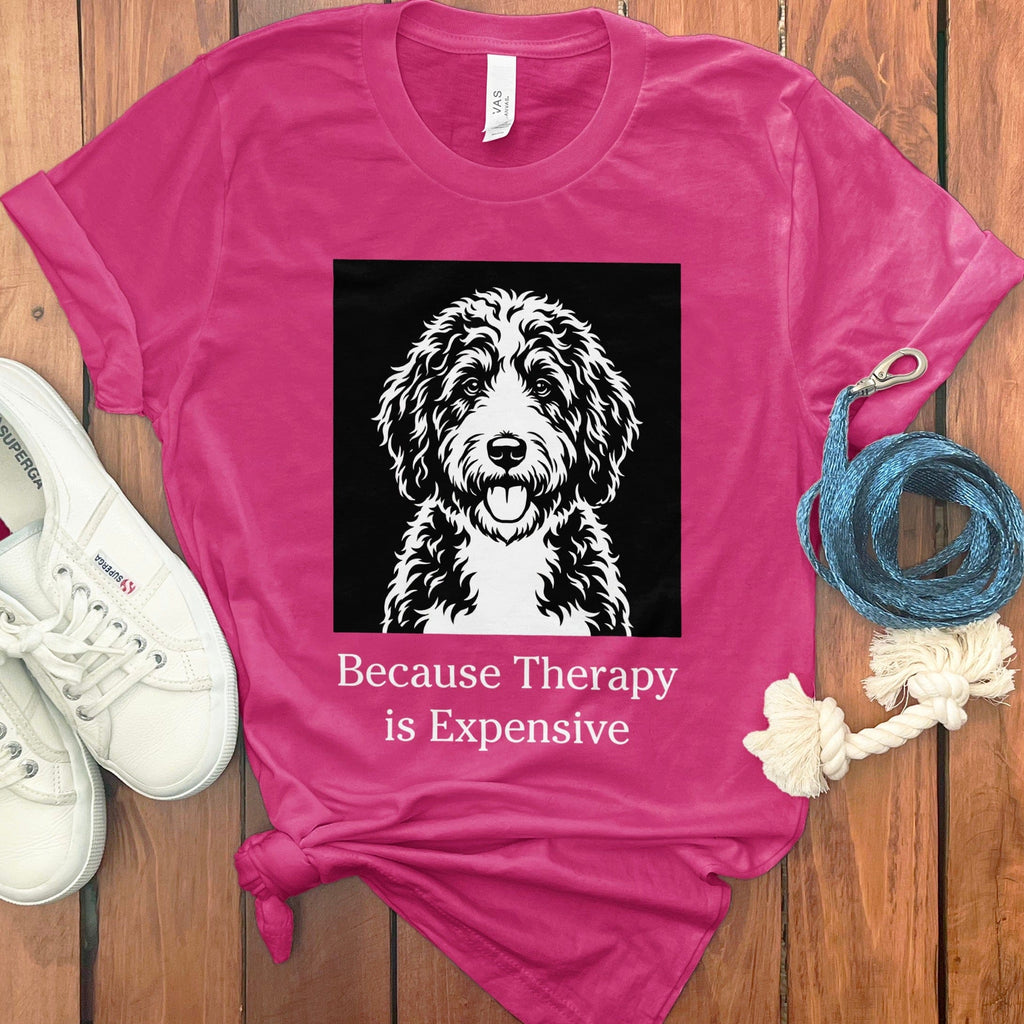 Because Therapy T-Shirt in Charity Pink / S by Puppy Jo