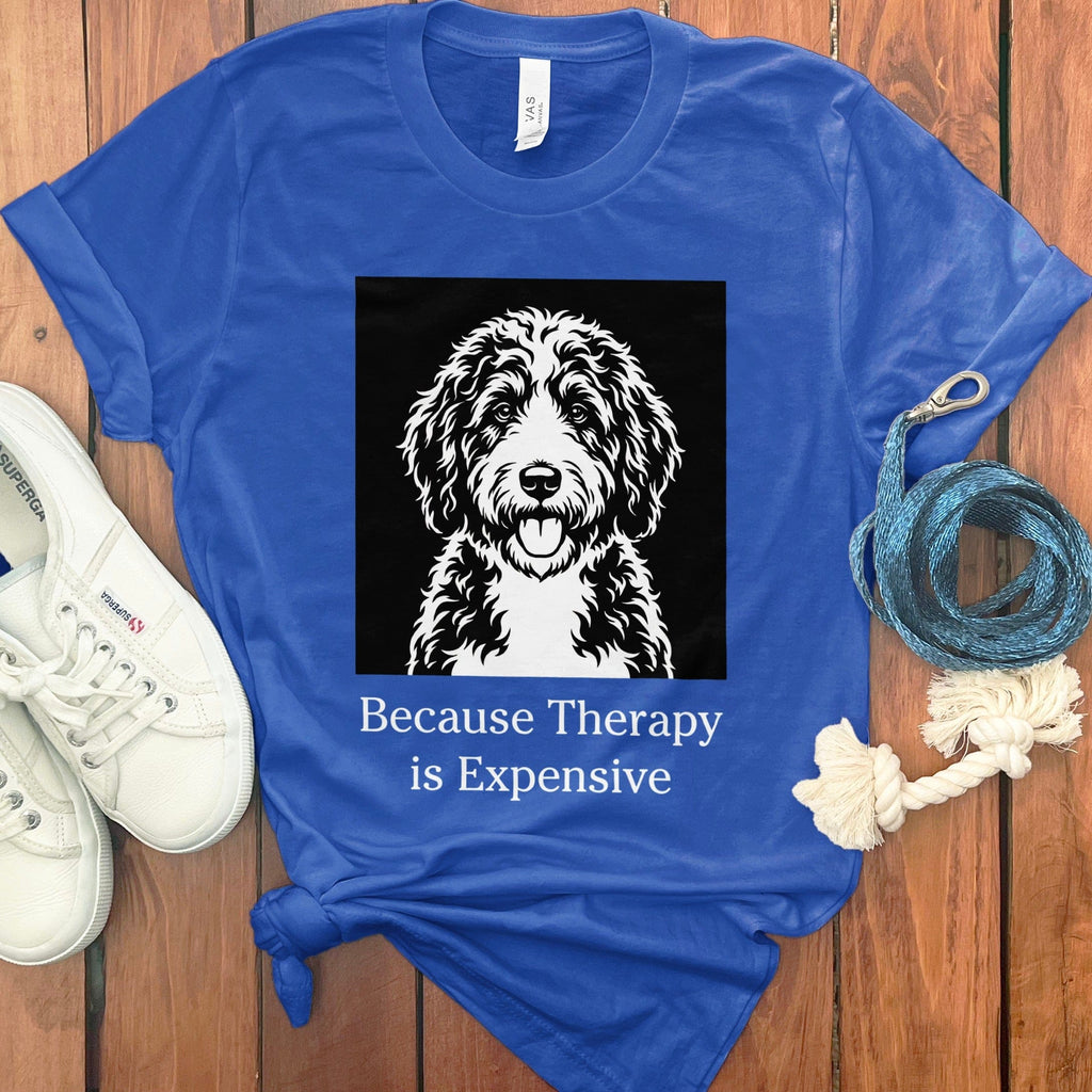 Because Therapy T-Shirt in True Royal / S by Puppy Jo