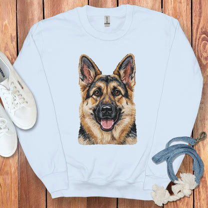 German Shepherd Print Graphic Sweatshirt product