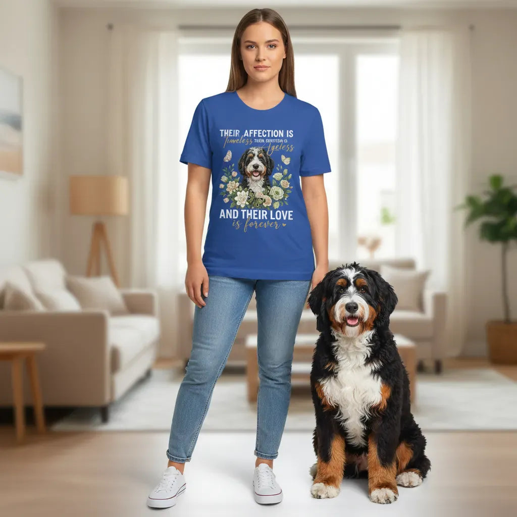 Bernedoodle Affection T-Shirt in by Puppy Jo