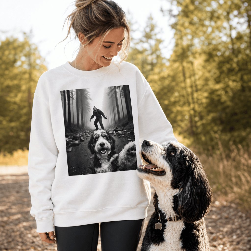Bernedoodle Bigfoot Sweatshirt in by Puppy Jo
