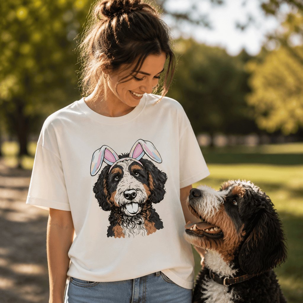 Bernedoodle Bunny T-Shirt in by Puppy Jo