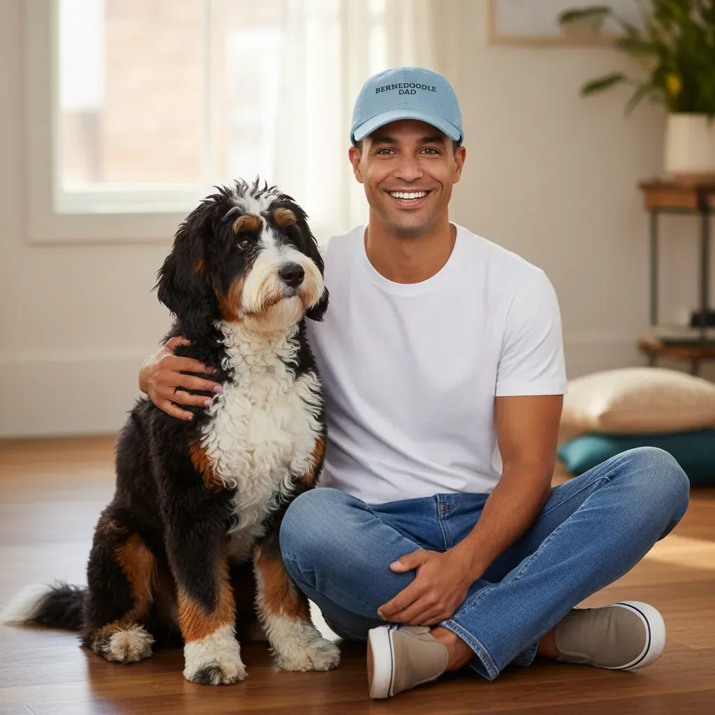 Bernedoodle Dad Hat in by Puppy Jo