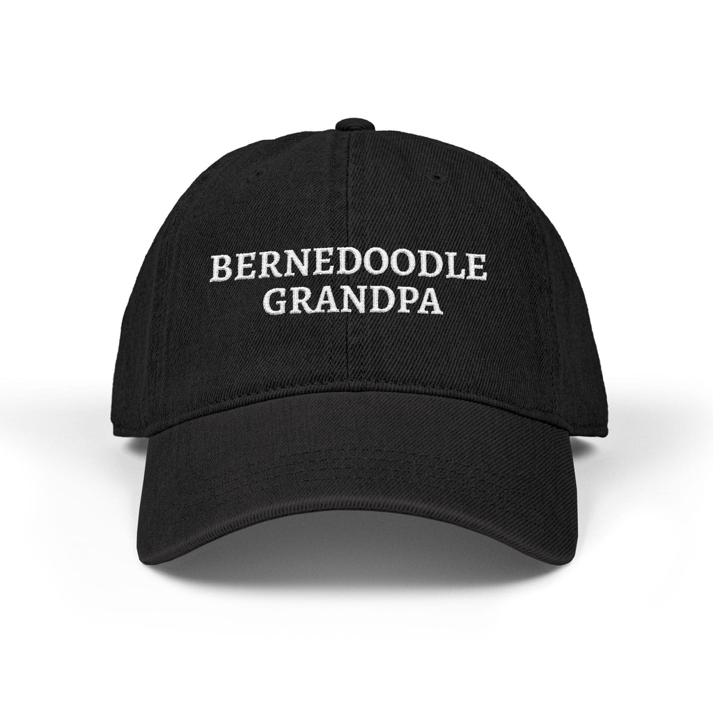 Bernedoodle Grandpa Hat in Black / One size by Puppy Jo
