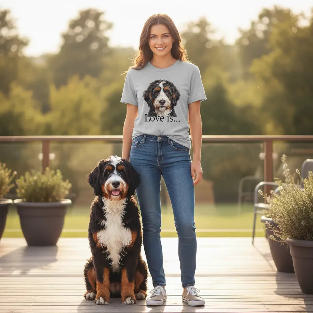 Bernedoodle Love T-Shirt in by Puppy Jo